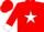 Red, white star sash, white cuffs