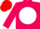 Hot pink, red 'et' on white ball, red cap