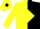 Yellow & black vertical halves on front, black 'a/e' on yellow black, black & yellow diamond sleeves