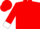 Red, white 'cuadra lagunera', white cuffs