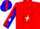 Red, stars on blue and white sash, red and blue sleeves, red stars on white stripe