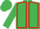 Emerald Green, Red seams, Emerald Green cap