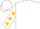 White, gold spots on sleeves