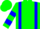 Green, blue braces, blue bars on slvs