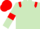 Light green, red epaulets, armlets and cap