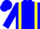 Blue, yellow braces