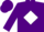 Purple and white, white diamond, purple 'mb'