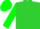 Chartreuse, green 'f h farm' and oak tree emblem, chartreuse 'h' and 'f' on green slvs, green cap