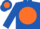 royal Blue body, orange disc