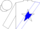 White , white star blue sash