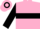 Pink, black hoop on sleeves