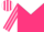Hot pink, white yoke 'running horse' blk 'jp lewis' lime green triangles, wht sleeves pink stripes