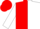 Red & white vertical halves on front, white road & green palm tree on red back, red sleeve, white sleeve