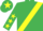Emerald Green, Yellow sash, Emerald Green sleeves, Yellow stars and star on cap
