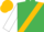 Emerald Green, Gold sash, White sleeves, Gold cap