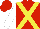 Red, yellow cross belts, white sleeves