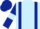 Light Blue, Dark Blue braces, Dark Blue sleeves, Light Blue armlets, Dark Blue cap