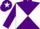Purple and White diabolo, Purple sleeves, Purple cap, White star
