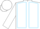 White, Light Blue seams, White sleeves and cap