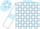 Light Blue and White check, White sleeves, Light Blue armlets, Light Blue cap, White star