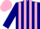 Navy Blue and Pink stripes, Navy Blue sleeves, Pink cap