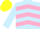 Light Blue, Pink chevrons, Light Blue sleeves, Yellow cap