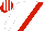 White, Red sash, Red and White striped cap