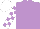 Mauve, Mauve and White check sleeves, White cap