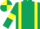 Dark Green, Yellow braces and armlets, quartered cap