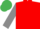 Red, Grey sleeves, Emerald Green cap