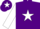 Purple, White star, sleeves and star on cap