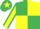 Emerald Green and Yellow (quartered), Yellow sleeves, Emerald Green seams, Emerald Green cap, Yellow star