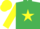 Emerald Green, Yellow star, sleeves and cap