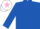 ROYAL BLUE, white cap, pink star