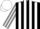 BLACK & WHITE STRIPES, grey & white striped sleeves, white cap