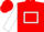 Red, White hollow box and sleeves