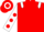 Red, White epaulets, White sleeves, Red spots, hooped cap