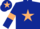 Dark Blue, Beige star, armlets and star on cap
