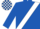 ROYAL BLUE, white sash, check cap