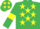 Emerald Green, Yellow stars, armlets and stars on cap