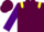 Maroon, Yellow epaulets, Purple sleeves