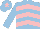 Light Blue, Pink chevrons, Light Blue sleeves, Light Blue cap, Pink star