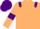 Beige, Purple epaulets, armlets and cap
