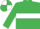 EMERALD GREEN, white hoop, quartered cap