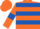 Orange, Royal Blue hoops and armlets