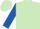 LIGHT GREEN, royal blue sleeves, light green cap
