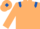 Beige, Royal Blue epaulets and diamond on cap