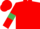 Red, Emerald Green armlets