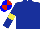 SAXE BLUE, YELLOW armlets, BLUE and RED quartered cap
