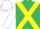 Emerald Green, Yellow cross belts, White sleeves and cap